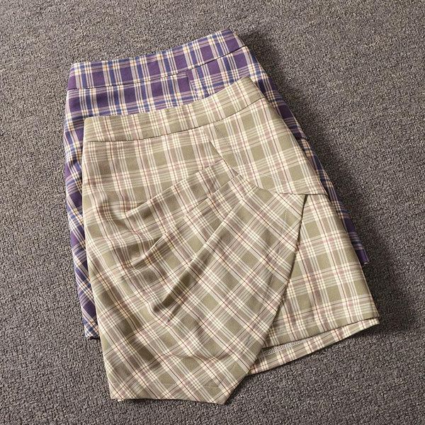 skirts plaid skirt 2021 summer korean women slim high waist irregular pleated a-line package hip female, Black
skirts plaid skirt 2021 summer korean women slim high waist irregular pleated a-line package hip female, Black