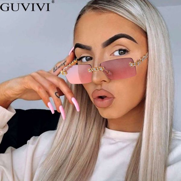 fashionable sun frames crystal rimless diamond sunglasses sun women rectangle steampunk vintage rhinestone glasses eyewear uv400 oculos, Black
fashionable sun frames crystal rimless diamond sunglasses sun women rectangle steampunk vintage rhinestone glasses eyewear uv400 oculos, Black