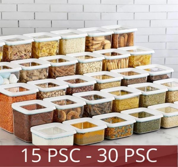 storage bottles & jars 15-30 pieces of high-quality box set kitchen and tableware oatmeal spices beans pasta rice grai
storage bottles & jars 15-30 pieces of high-quality box set kitchen and tableware oatmeal spices beans pasta rice grai
