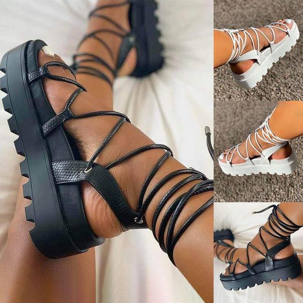 sandals woman gladiator ladies ankle wrap wedges women platform shoes female fashion lace up women's footwear plus size 43, Black
sandals woman gladiator ladies ankle wrap wedges women platform shoes female fashion lace up women's footwear plus size 43, Black