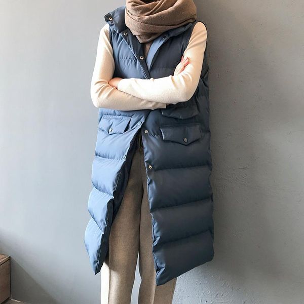 women's vests autumn winter long vest women cotton sleeveless jacket korean casual solid waistcoat fashion loose warm down coat veste f, Black;white
women's vests autumn winter long vest women cotton sleeveless jacket korean casual solid waistcoat fashion loose warm down coat veste f, Black;white