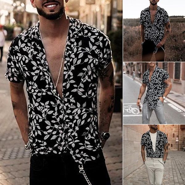 men's t-shirts baggy t shirt hawaiian print button retro shirts short sleeves men casual slim fit breathable plus size, White;black
men's t-shirts baggy t shirt hawaiian print button retro shirts short sleeves men casual slim fit breathable plus size, White;black