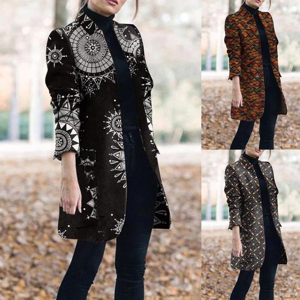 women's wool & blends women printed jackets trench long coat 2021 winter spring lapel sleeve coats office ladies woolen overcoat outwea, Black
women's wool & blends women printed jackets trench long coat 2021 winter spring lapel sleeve coats office ladies woolen overcoat outwea, Black