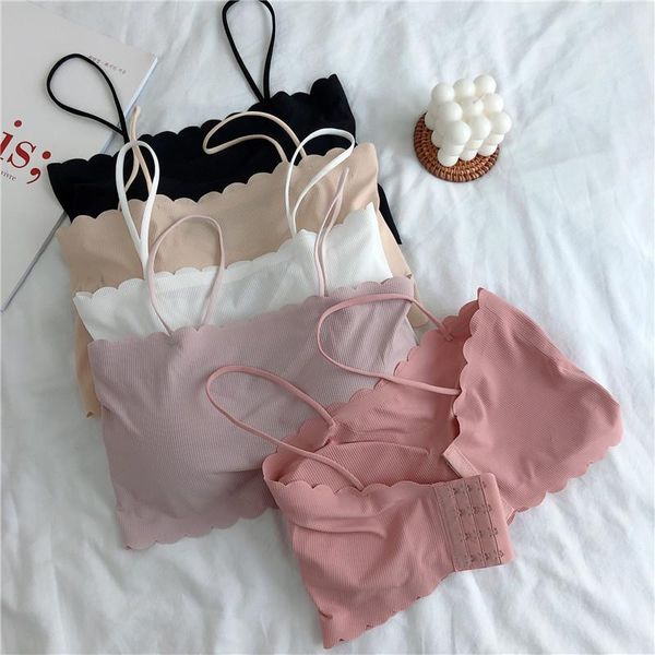 women's tanks & camis girls back closure short with seperated bra women backless wireless padding summer crop for female, White
women's tanks & camis girls back closure short with seperated bra women backless wireless padding summer crop for female, White