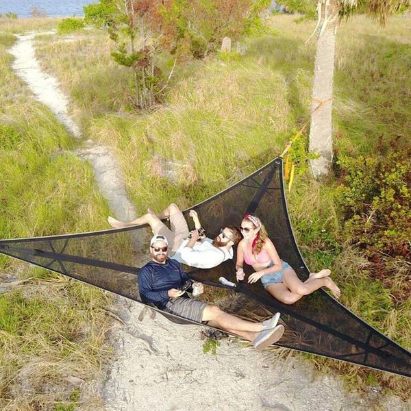 camp furniture 3-person tree hammock - patented 3 point design, heavy duty ratchets and straps aerial mat -hammock house air sky tent
camp furniture 3-person tree hammock - patented 3 point design, heavy duty ratchets and straps aerial mat -hammock house air sky tent