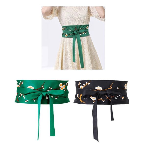 belts vintage style embroidered flower pattern waistband obi belt corset with self tie long string for special dress, Black;brown
belts vintage style embroidered flower pattern waistband obi belt corset with self tie long string for special dress, Black;brown