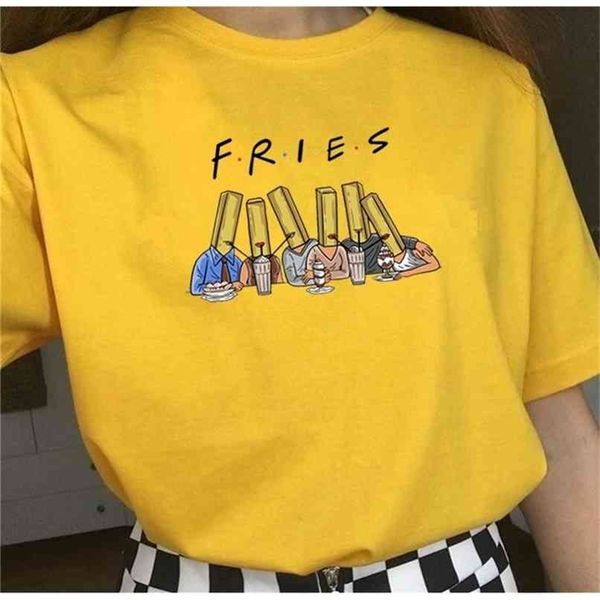 ice coffee fries friends themes graphic tee cartoon funny aesthetics women t-shirt 90s fashion 210512, White
ice coffee fries friends themes graphic tee cartoon funny aesthetics women t-shirt 90s fashion 210512, White