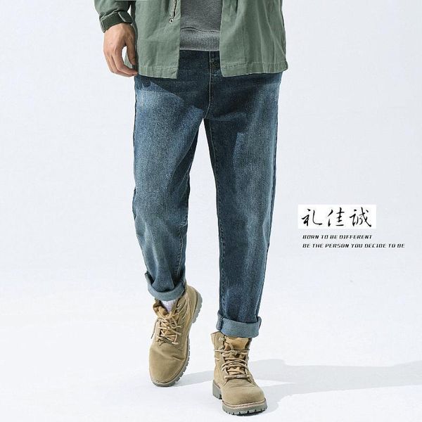 mens cool designer brand japan jeans loose ripped straight-leg stretch slim fit hop pants with holes for men printed men's, Blue
mens cool designer brand japan jeans loose ripped straight-leg stretch slim fit hop pants with holes for men printed men's, Blue