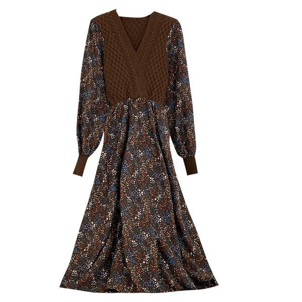casual dresses vintage elegant maxi for women patchwork knitted vestidos slim bandage robe fashion floral corduroy dress 8n9cz, Black;gray
casual dresses vintage elegant maxi for women patchwork knitted vestidos slim bandage robe fashion floral corduroy dress 8n9cz, Black;gray
