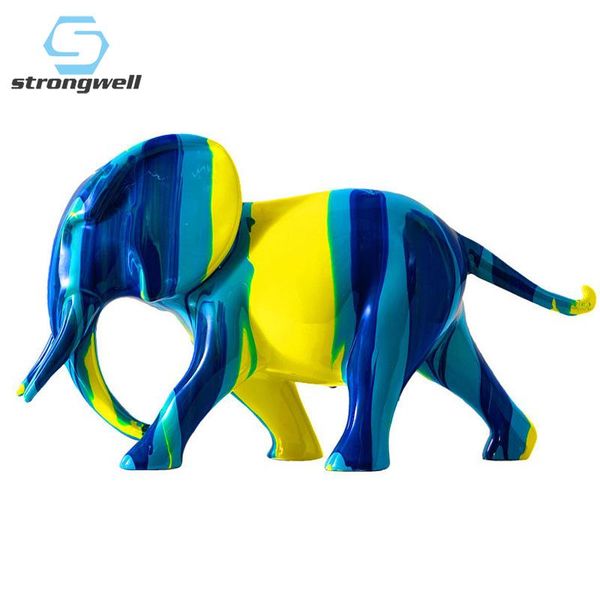 decorative objects & figurines strongwell lucky elephants sculpture statue home decoration ornaments deskdisplay furnishings graffiti an
decorative objects & figurines strongwell lucky elephants sculpture statue home decoration ornaments deskdisplay furnishings graffiti an