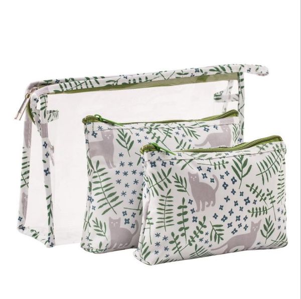 women animal print cosmetic bag ladies transparent pvc toiletry fashion makeup wash pouch travel portable pack 3 pcs bags & cases
women animal print cosmetic bag ladies transparent pvc toiletry fashion makeup wash pouch travel portable pack 3 pcs bags & cases
