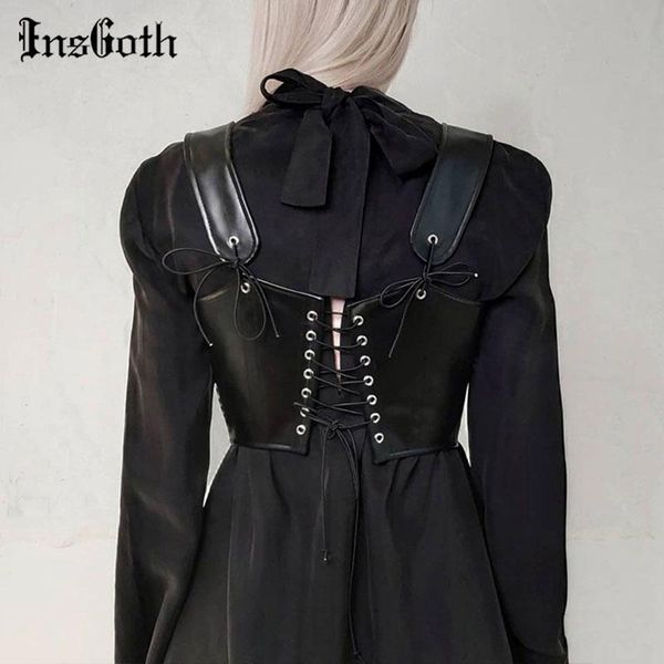 belts insgoth punk hip hop bandage black corset streetwear chic eyelet lace up leather grunge rock mall goth suspender corsets, Black;brown
belts insgoth punk hip hop bandage black corset streetwear chic eyelet lace up leather grunge rock mall goth suspender corsets, Black;brown