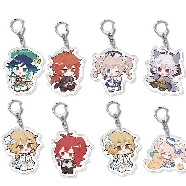 keychains project keychain womans genshin impact man key chain men pendant ring girls holder acrylic lady jewelry llaveros lumine, Silver
keychains project keychain womans genshin impact man key chain men pendant ring girls holder acrylic lady jewelry llaveros lumine, Silver