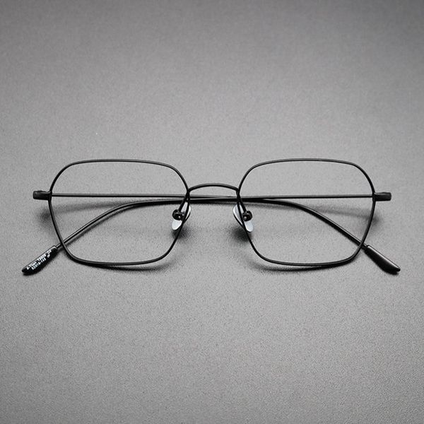 fashion sunglasses frames simple fashionable pure titanium spectacle frame men's women's myopia flat lens titaniu comfortable squa, Black
fashion sunglasses frames simple fashionable pure titanium spectacle frame men's women's myopia flat lens titaniu comfortable squa, Black