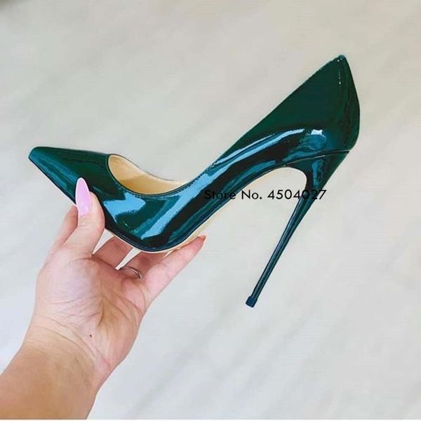 dress shoes blue mirrow leather pointed toe 12cm 10cm thin high heels shallow pumps luxury bride footwear, Black
dress shoes blue mirrow leather pointed toe 12cm 10cm thin high heels shallow pumps luxury bride footwear, Black