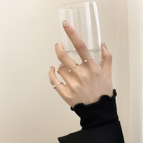 cluster rings leouerry 925 sterling silver smile pearl original minimalist chic adjustable stacking open for women fashion jewelry, Golden;silver
cluster rings leouerry 925 sterling silver smile pearl original minimalist chic adjustable stacking open for women fashion jewelry, Golden;silver