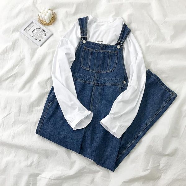 women's jeans woman pants denim suspender 2021 spring loose trousers pantalones vaqueros mujer, Blue
women's jeans woman pants denim suspender 2021 spring loose trousers pantalones vaqueros mujer, Blue