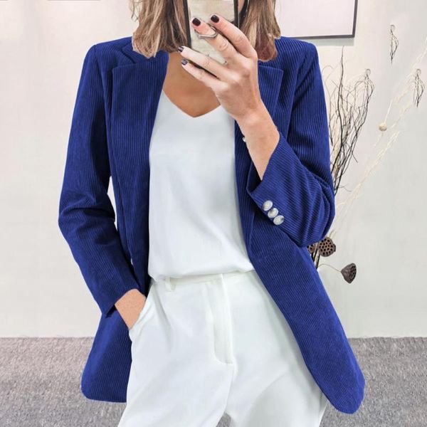 women's suits & blazers elegant temperament pure color blazer women turndown collar, White;black
women's suits & blazers elegant temperament pure color blazer women turndown collar, White;black
