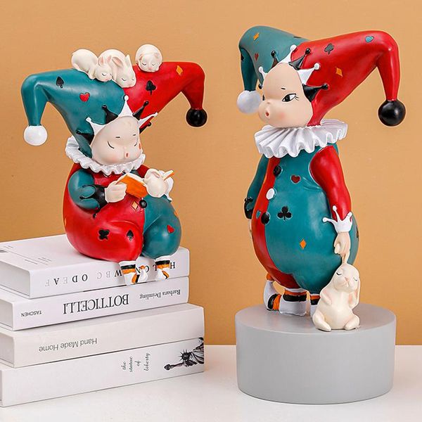 decorative objects & figurines creative christmas gift magic clown ornaments home porch living room tv cabinet children's furnishings
decorative objects & figurines creative christmas gift magic clown ornaments home porch living room tv cabinet children's furnishings
