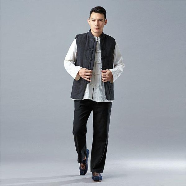 men's vests winter double-breasted cotton vest ethnic style men pure wash water slim mens dress d731, Black;white
men's vests winter double-breasted cotton vest ethnic style men pure wash water slim mens dress d731, Black;white