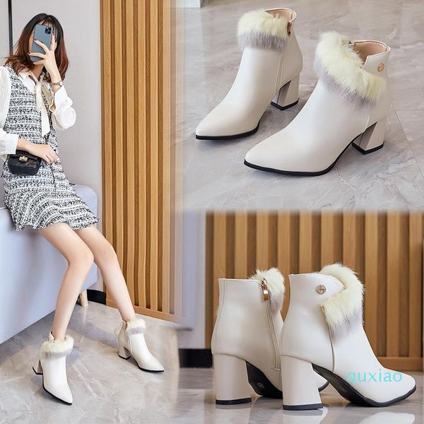 boots winter with fur boots-women clogs platform luxury designer female shoes zipper plush 2021 mid-calf fashion ladies pointy r, Black
boots winter with fur boots-women clogs platform luxury designer female shoes zipper plush 2021 mid-calf fashion ladies pointy r, Black