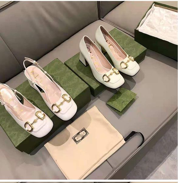 sandals slippers g family's high-end horse clasp high-heeled shoes women's thick heel square head 2021 spring and summer new fashi, Black
sandals slippers g family's high-end horse clasp high-heeled shoes women's thick heel square head 2021 spring and summer new fashi, Black