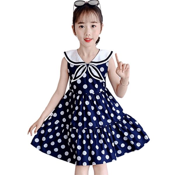 big girl summer dress dot pattern for bow children es patchwork s clothing 210527, Red;yellow
big girl summer dress dot pattern for bow children es patchwork s clothing 210527, Red;yellow