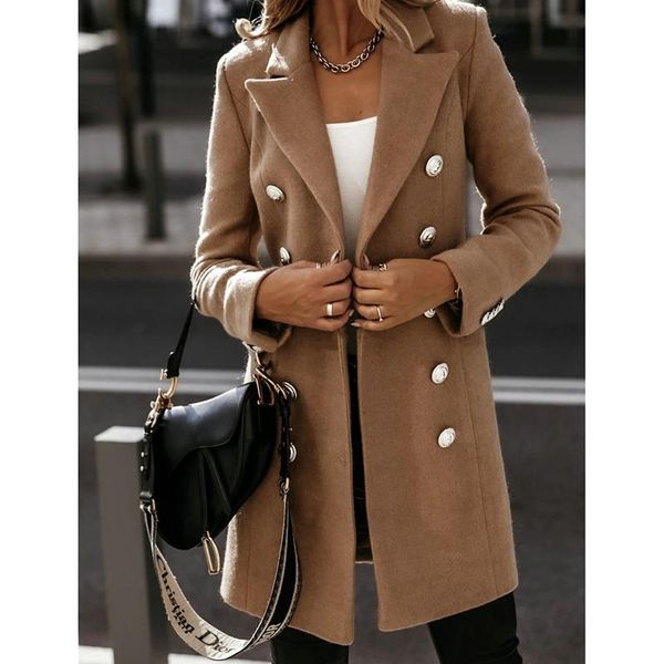 women's wool & blends women long coats double breasted outerwear 2021 black khaki coat elegant office ladies turn down collar slim
women's wool & blends women long coats double breasted outerwear 2021 black khaki coat elegant office ladies turn down collar slim