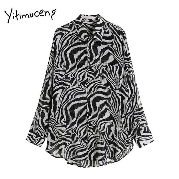 yitimuceng striped blouse women button shirt loose spring fashion shirt sleeve turn-down collar single breasted 210601, White
yitimuceng striped blouse women button shirt loose spring fashion shirt sleeve turn-down collar single breasted 210601, White