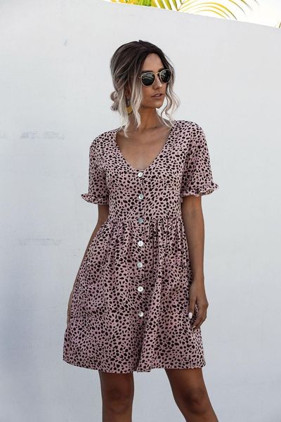 casual buttons summer dress women vintage v neck short sleeve short shirt dresses woman beach holiday sundress female vestidos 210521, Black;gray
casual buttons summer dress women vintage v neck short sleeve short shirt dresses woman beach holiday sundress female vestidos 210521, Black;gray