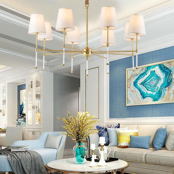 pendant lamps all copper post-modern chandelier light luxury living room dining bedroom personalized
pendant lamps all copper post-modern chandelier light luxury living room dining bedroom personalized