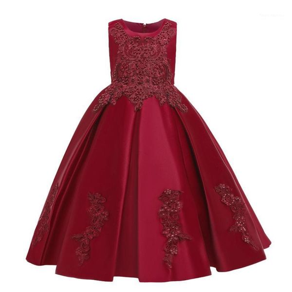 girl's dresses children evening party dress flower girls wedding ball gown kids for embroidered bead princess 10 12 14 year1, Red;yellow
girl's dresses children evening party dress flower girls wedding ball gown kids for embroidered bead princess 10 12 14 year1, Red;yellow