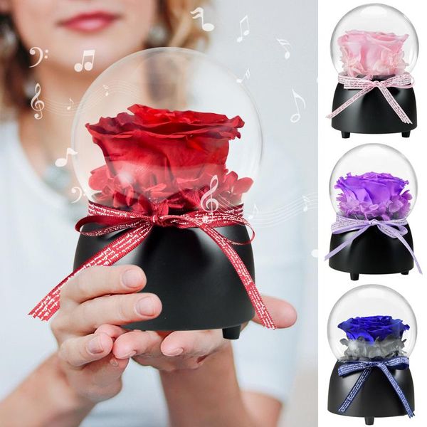 decorative flowers & wreaths automatic rotating preserved rose music box eternal flower in glass dome valentine's day birthday gifts fo
decorative flowers & wreaths automatic rotating preserved rose music box eternal flower in glass dome valentine's day birthday gifts fo