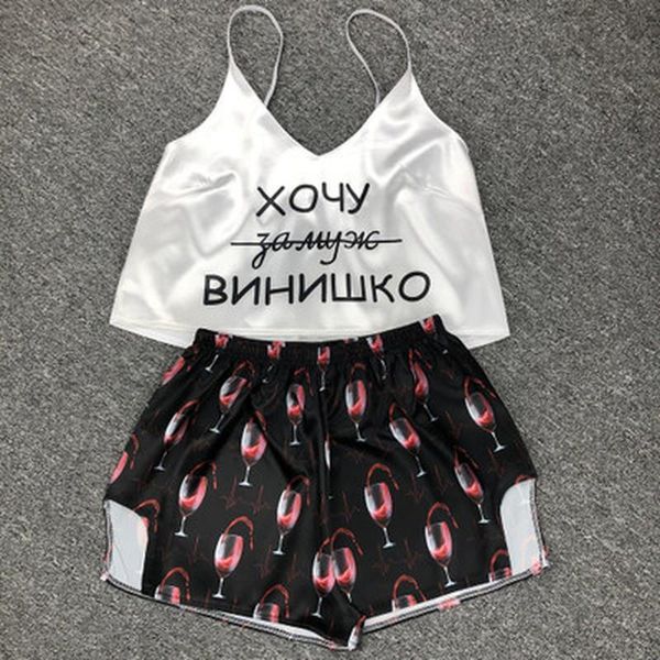 flamingo womens sleepwears pajamas for woman silk pijamas satin pyjama femme fox print v neck home suit sleepwear, Black;red
flamingo womens sleepwears pajamas for woman silk pijamas satin pyjama femme fox print v neck home suit sleepwear, Black;red