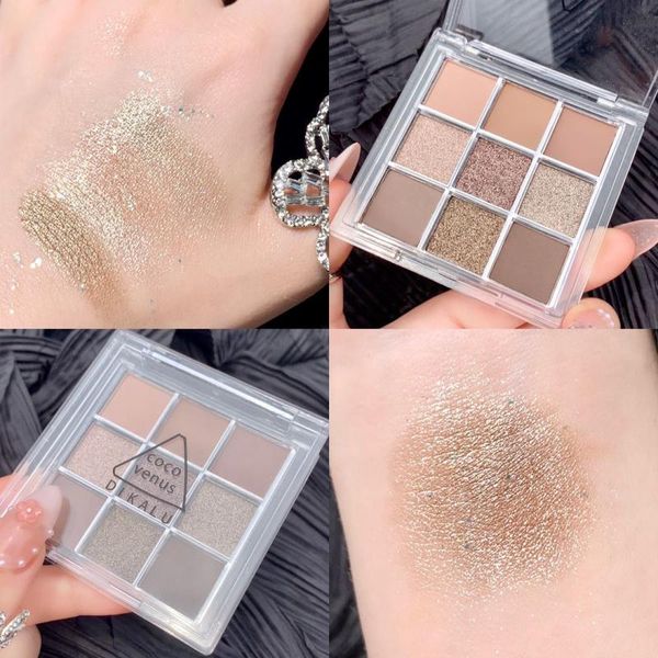 eye shadow dikalu eyeshadow palette matte shimmer long lasting waterproof nine color earth sequins high pigment eyes makeup
eye shadow dikalu eyeshadow palette matte shimmer long lasting waterproof nine color earth sequins high pigment eyes makeup