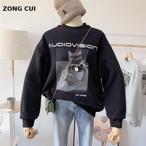 women's hoodies & sweatshirts oversized fleece sweatshirt crew neck loose pattern plush fashion piece pullover winter jacket, Black
women's hoodies & sweatshirts oversized fleece sweatshirt crew neck loose pattern plush fashion piece pullover winter jacket, Black