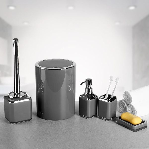 bath accessory set bathroom acrylic wash storage toothbrush holder toilet brush soap dispenser box trash can household goods
bath accessory set bathroom acrylic wash storage toothbrush holder toilet brush soap dispenser box trash can household goods