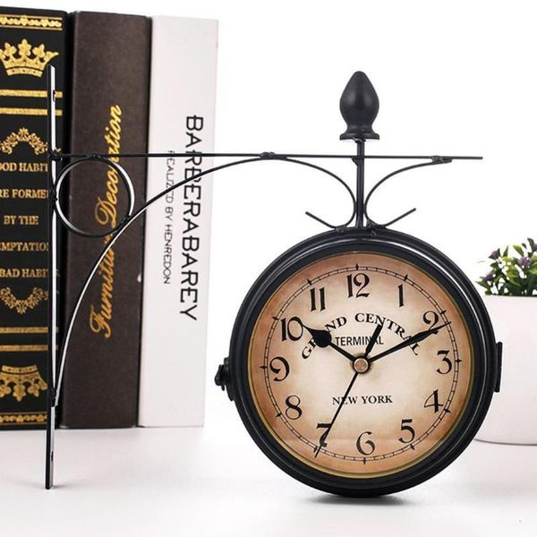 wall clocks european clock double-sided wrought iron decorations for indoor use
wall clocks european clock double-sided wrought iron decorations for indoor use