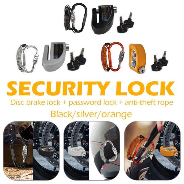 theft protection motorcycle carabiner combination helmet lock alarm disc with reminder rope suitable for mountain bike
theft protection motorcycle carabiner combination helmet lock alarm disc with reminder rope suitable for mountain bike