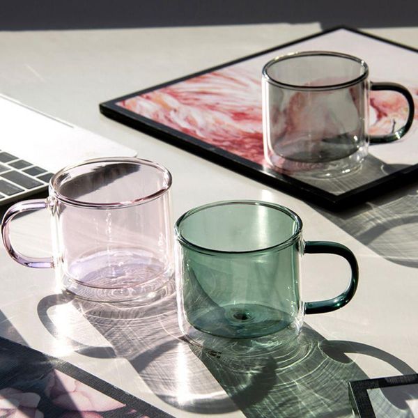 wine glasses 250ml glass mug breakfast milk coffe cup household double wall water transparent couple drinkware
wine glasses 250ml glass mug breakfast milk coffe cup household double wall water transparent couple drinkware