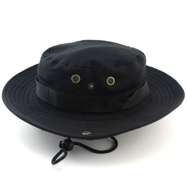 outdoor hats casual fisherman hat climbing fishing camouflage jungle pure color round edge cap boonie, Black;white
outdoor hats casual fisherman hat climbing fishing camouflage jungle pure color round edge cap boonie, Black;white