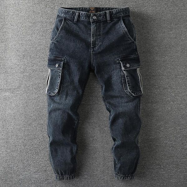 men's pants spring and autumn casual youth sports cotton button pocket tapered foot 2021, Black
men's pants spring and autumn casual youth sports cotton button pocket tapered foot 2021, Black