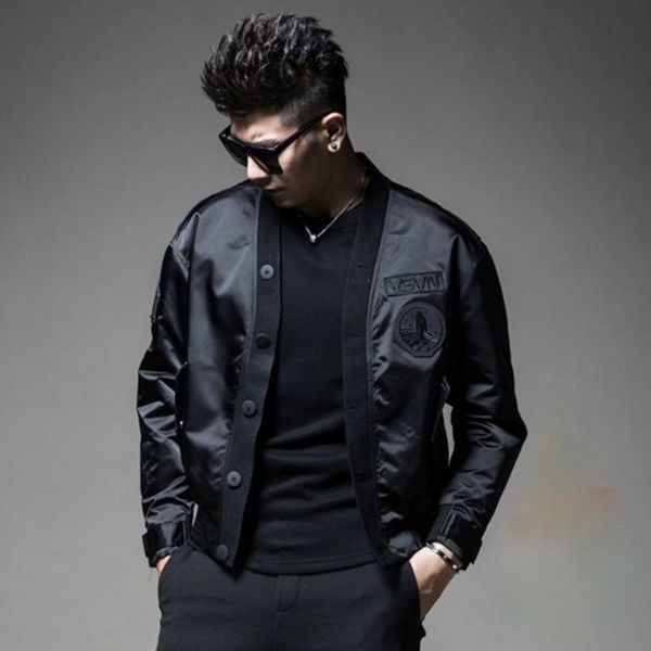 men's jackets 2021 men spring and autumn thin twist cardigan coat slim solid color baseball jacket top, Black;brown
men's jackets 2021 men spring and autumn thin twist cardigan coat slim solid color baseball jacket top, Black;brown