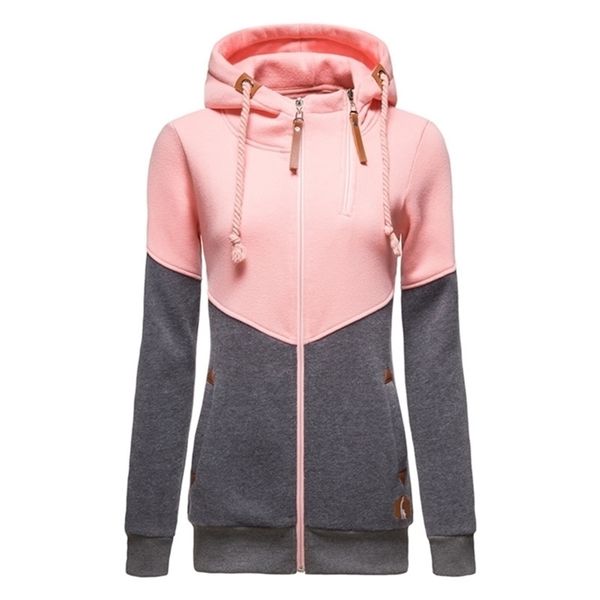 spring hoodied sweatshirt ladies casual patchwork slim womens jackets brand warm long style buttocks hoodie 210809, Black
spring hoodied sweatshirt ladies casual patchwork slim womens jackets brand warm long style buttocks hoodie 210809, Black