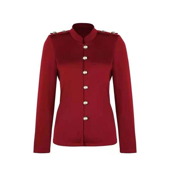 women's suits & blazers women solid colors single breasted office blazer 2021 fashion stand collar long sleeve multi button slim work c, White;black
women's suits & blazers women solid colors single breasted office blazer 2021 fashion stand collar long sleeve multi button slim work c, White;black