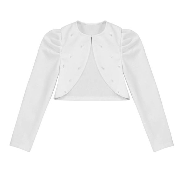 jackets kids girls beaded bolero elegant jacket long puff sleeve white cardigan for wedding dress party outerwear clothing, Blue;gray
jackets kids girls beaded bolero elegant jacket long puff sleeve white cardigan for wedding dress party outerwear clothing, Blue;gray