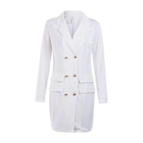 women's vests hirigin long sleeve mini dress buckle buttons slim fit bodycon coat outwear blazer, Black;white
women's vests hirigin long sleeve mini dress buckle buttons slim fit bodycon coat outwear blazer, Black;white
