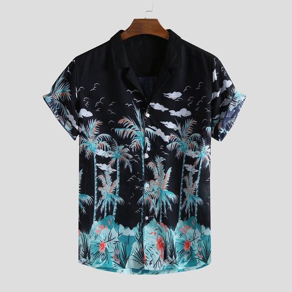 men's casual shirts printed shirt short sleeve fashion turn-down collar slim fit buttons for mens clothing #t1g, White;black
men's casual shirts printed shirt short sleeve fashion turn-down collar slim fit buttons for mens clothing #t1g, White;black