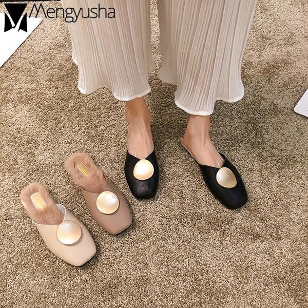 slippers metal buckle close toe woman winter plush flats brief solid fur slides casual designer brand flip flops female footwear, Black
slippers metal buckle close toe woman winter plush flats brief solid fur slides casual designer brand flip flops female footwear, Black