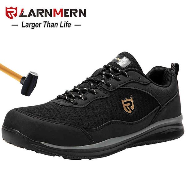 2022 larnmern men's steel toe work safety shoes anti-smashing anti-puncture non-slip shock-proof lightweight construction sneaker, Black
2022 larnmern men's steel toe work safety shoes anti-smashing anti-puncture non-slip shock-proof lightweight construction sneaker, Black